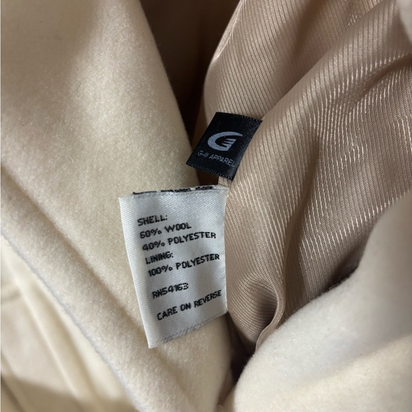 Kenneth Cole Women's Cream Coat - Picture 4 of 4